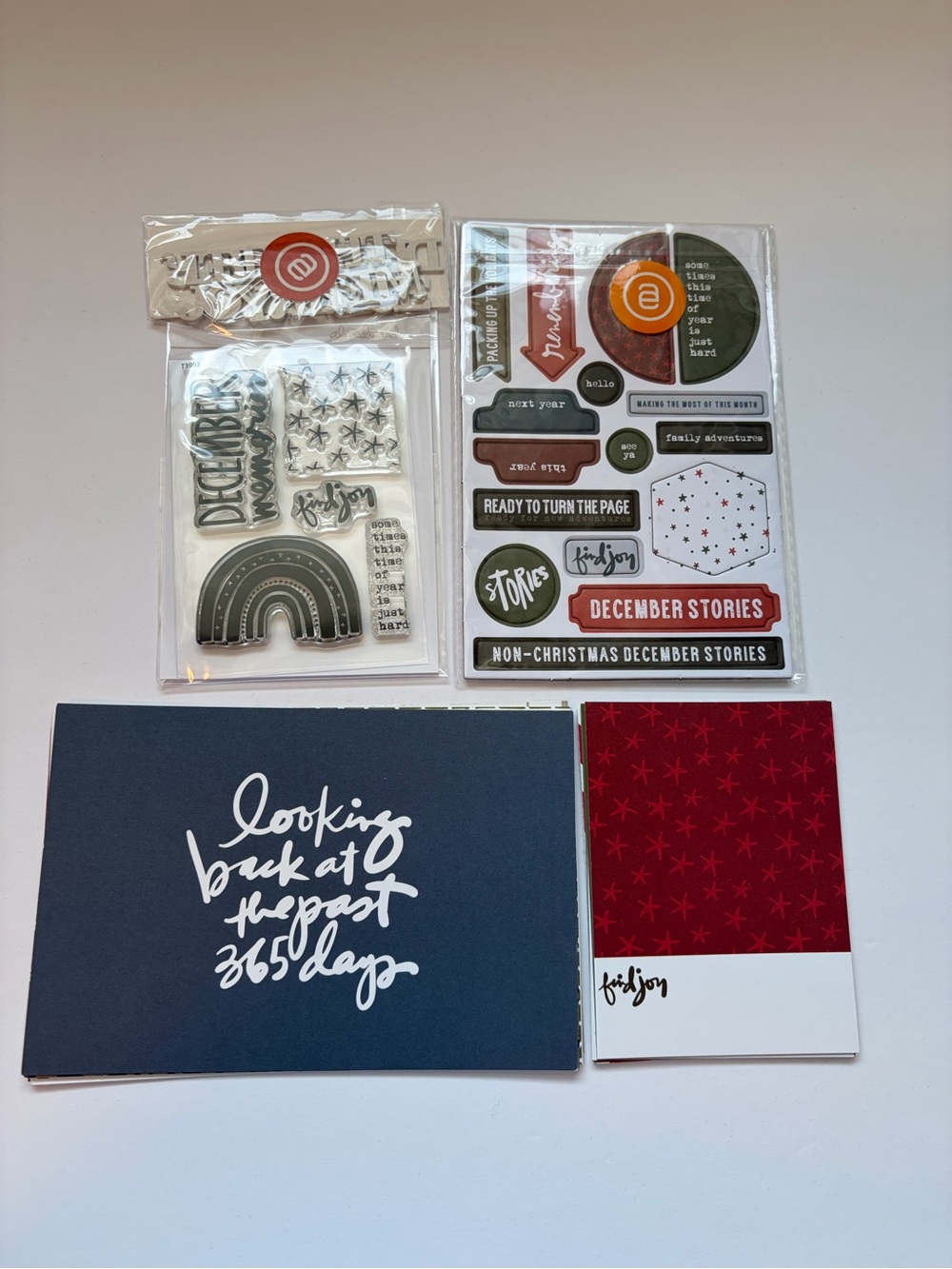 Ali Edward’s December Daily kit.  Smoke and pet free home
